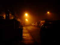 Foggy street