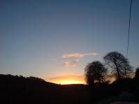 Sunrise at home